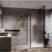 Душевой уголок Roxen Caspia 55060-100C-R 100х80 (матовое стекло) - Превью изображения №3 — Интернет-магазин Time-Shop