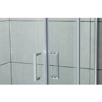 Душевой уголок Roxen Caspia 55060-100C-R 100х80 (матовое стекло) - Превью изображения №7 — Интернет-магазин Time-Shop