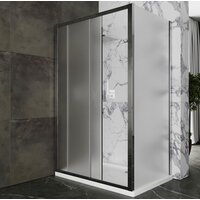 Душевой уголок Roxen Caspia 55060-100C-R 100х80 (матовое стекло) - Превью изображения №2 — Интернет-магазин Time-Shop