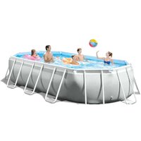 Каркасный бассейн Intex Prism Frame Oval (503x274x122) - Превью изображения №2 — Интернет-магазин Time-Shop