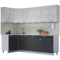 Интерлиния Мила Лайт 1.2x2.5 (бетон лайт/антрацит/опал светлый)