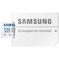 Карта памяти Samsung EVO Plus 2024 microSDXC 128GB (с адаптером) - Превью изображения №2 — Интернет-магазин Time-Shop