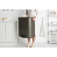 Мусорное ведро Brabantia Bo Pedal Bin 60 л (платиновый) - Превью изображения №11 — Интернет-магазин Time-Shop