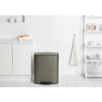 Мусорное ведро Brabantia Bo Pedal Bin 60 л (платиновый) - Превью изображения №12 — Интернет-магазин Time-Shop