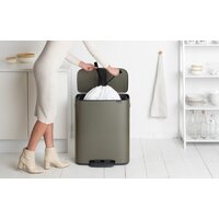 Мусорное ведро Brabantia Bo Pedal Bin 60 л (платиновый) - Превью изображения №8 — Интернет-магазин Time-Shop