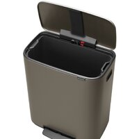 Мусорное ведро Brabantia Bo Pedal Bin 60 л (платиновый) - Превью изображения №4 — Интернет-магазин Time-Shop