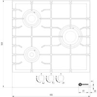 Варочная панель Schtoff H4501C15IS Black - Превью изображения №4 — Интернет-магазин Time-Shop