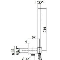 Душевой гарнитур  Paffoni ZDUP095NO - Превью изображения №2 — Интернет-магазин Time-Shop