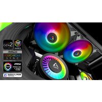Система жидкостного охлаждения для процессора Arctic Liquid Freezer III 280 A-RGB Black ACFRE00143A - Превью изображения №8 — Интернет-магазин Time-Shop