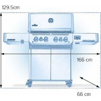 Газовый гриль для дачи Napoleon Prestige 500 Connected RSIB PP500VXRSIBPK-PL - Превью изображения №2 — Интернет-магазин Time-Shop