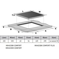 Варочная панель Meferi MIH453BK Comfort - Превью изображения №7 — Интернет-магазин Time-Shop