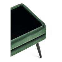 Пуфик Halmar Velva (темно-зеленый/черный) - Превью изображения №2 — Интернет-магазин Time-Shop