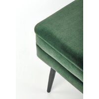 Пуфик Halmar Velva (темно-зеленый/черный) - Превью изображения №4 — Интернет-магазин Time-Shop