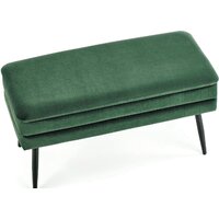 Пуфик Halmar Velva (темно-зеленый/черный) - Превью изображения №5 — Интернет-магазин Time-Shop