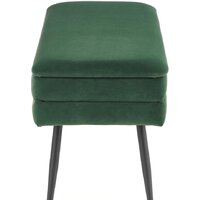 Пуфик Halmar Velva (темно-зеленый/черный) - Превью изображения №7 — Интернет-магазин Time-Shop