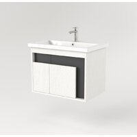  Дабер Тумба под умывальник 016 Cersanit Como 70 Т16.7C.0.20 (белый древесный/серый) - Превью изображения №2 — Интернет-магазин Time-Shop