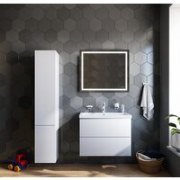  AM.PM Тумба под умывальник Gem 75 M90FHX07522WG (подвесной, белый) - Превью изображения №7 — Интернет-магазин Time-Shop