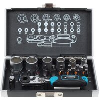 Набор трещотка с головками и битами GROSS 11361 (26 предметов) - Превью изображения №2 — Интернет-магазин Time-Shop