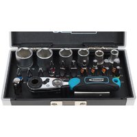 Набор трещотка с головками и битами GROSS 11361 (26 предметов) - Превью изображения №3 — Интернет-магазин Time-Shop