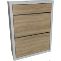 Тумба для обуви Анрат Элана 2.70ш белый+дуб сонома - Превью изображения №4 — Интернет-магазин Time-Shop