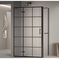 RGW PA-77-1B L (PA-07B L + Z-060-2B + держатель O-204B) 410877128-084L 120x80 (черный/прозрачное стекло)