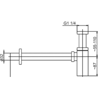 Сифон Armatura 600-002-00 - Превью изображения №2 — Интернет-магазин Time-Shop
