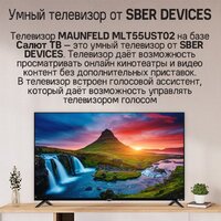 Телевизор MAUNFELD MLT55UST02 - Превью изображения №12 — Интернет-магазин Time-Shop