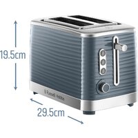 Тостер Russell Hobbs Inspire Grey 2 Slice 24373-56 - Превью изображения №6 — Интернет-магазин Time-Shop