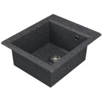 Кухонная мойка Акватон Линеа 43 (графит) - Превью изображения №2 — Интернет-магазин Time-Shop