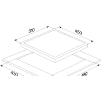 Варочная панель MPM MPM-45-GMH-16 - Превью изображения №2 — Интернет-магазин Time-Shop