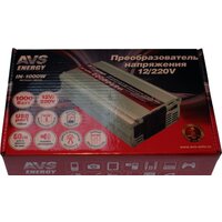 Автомобильный инвертор AVS 12/220V IN-1000W - Превью изображения №2 — Интернет-магазин Time-Shop