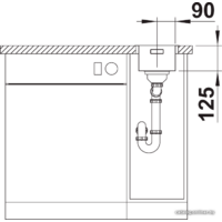 Кухонная мойка Blanco Solis 180-IF 526114 (полированная) - Превью изображения №4 — Интернет-магазин Time-Shop