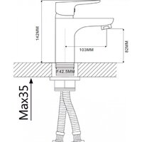 Смеситель Ekko E10105 - Превью изображения №2 — Интернет-магазин Time-Shop