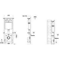 Унитаз подвесной WeltWasser Telbach 004 GL-WT + Marberg 410 SE (белый глянец/хром) - Превью изображения №6 — Интернет-магазин Time-Shop