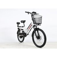 Электровелосипед SameBike Е-Alfa New SB-E-ALFA350-36/10 (белый) - Превью изображения №3 — Интернет-магазин Time-Shop