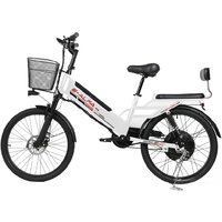Электровелосипед SameBike Е-Alfa New SB-E-ALFA350-36/10 (белый) - Превью изображения №2 — Интернет-магазин Time-Shop