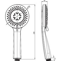 Душевая система  Deante Alpinia BXYZZGAM - Превью изображения №2 — Интернет-магазин Time-Shop
