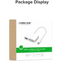 Конвертер Ugreen MM123 30843 USB Type-C - HDMI/VGA - Превью изображения №9 — Интернет-магазин Time-Shop