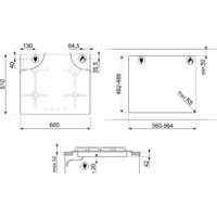 Варочная панель Smeg PV864PO - Превью изображения №2 — Интернет-магазин Time-Shop