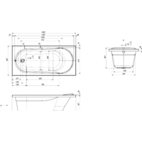 Ванна Ventospa Aqua 150x70 (с каркасом) - Превью изображения №6 — Интернет-магазин Time-Shop