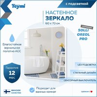  Teymi Зеркало Solli Oreol Pro 60x70 T20258 (подсветка, сенсор) - Превью изображения №11 — Интернет-магазин Time-Shop