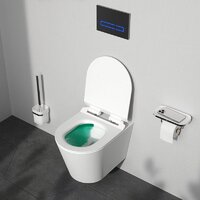 Унитаз подвесной AM.PM Sunny Flashclean C85C1701SC (с сиденьем) - Превью изображения №10 — Интернет-магазин Time-Shop