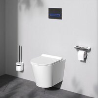 Унитаз подвесной AM.PM Sunny Flashclean C85C1701SC (с сиденьем) - Превью изображения №8 — Интернет-магазин Time-Shop