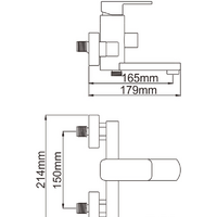 Смеситель Ledeme L73233 - Превью изображения №2 — Интернет-магазин Time-Shop