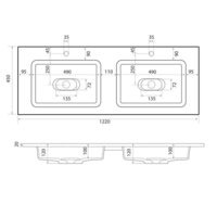 Умывальник Madera Modul 120 - Превью изображения №3 — Интернет-магазин Time-Shop
