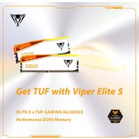Оперативная память Patriot Viper Elite 5 RGB TUF Gaming Alliance 2x24ГБ DDR5 6600 МГц PVER548G66C34KT - Превью изображения №8 — Интернет-магазин Time-Shop