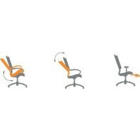 Игровое (геймерское) кресло CHAIRMAN CH27 (ткань, серый/черный) - Превью изображения №7 — Интернет-магазин Time-Shop