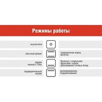 Кухонная плита Darina B 3607 W - Превью изображения №2 — Интернет-магазин Time-Shop