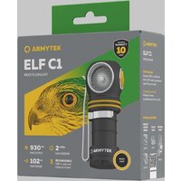 Фонарь Armytek Elf C1 USB-С (теплый белый) - Превью изображения №6 — Интернет-магазин Time-Shop