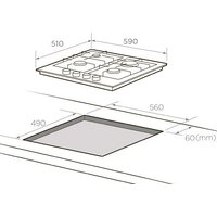 Варочная панель Midea MG606W - Превью изображения №2 — Интернет-магазин Time-Shop